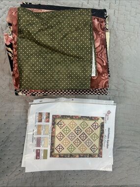 Heirloom garden quilt pattern and fabric $142 of fabric